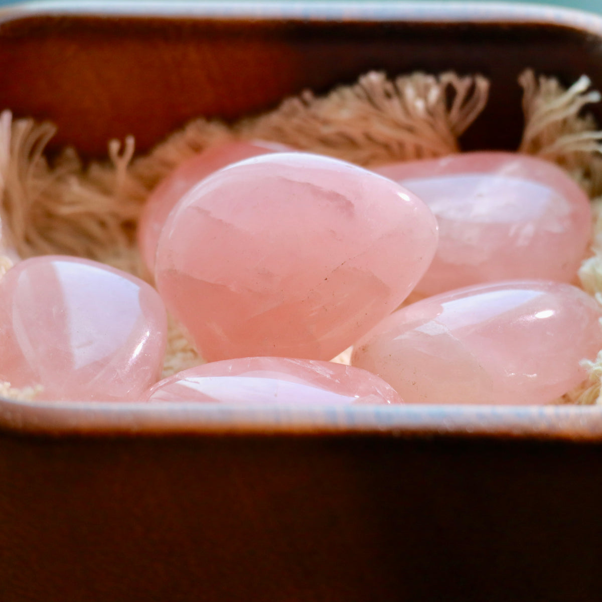 2.5-3.5cm Natural Rose Quartz Rough Stones | 2-Piece Crystal Set