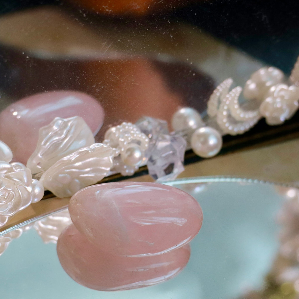 2.5-3.5cm Natural Rose Quartz Rough Stones | 2-Piece Crystal Set - DancingMotes