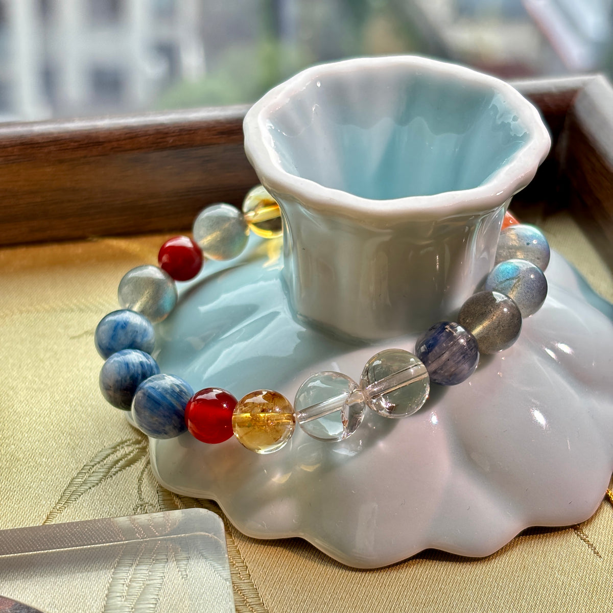 Blue_Kyanite_Gray_Moonstone_Bracelet_with_Sunstone08 - DancingMotes